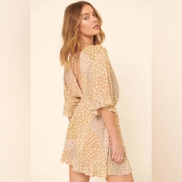 NWT Promesa Breath of Wind Floral Patchwork Print Romper - Picture 5 of 8